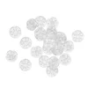 Trykknapper af transparent plast, Ø7 mm, 12 par. Sys fast