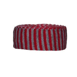Tubestrik 4 cm/1 m rød/grå