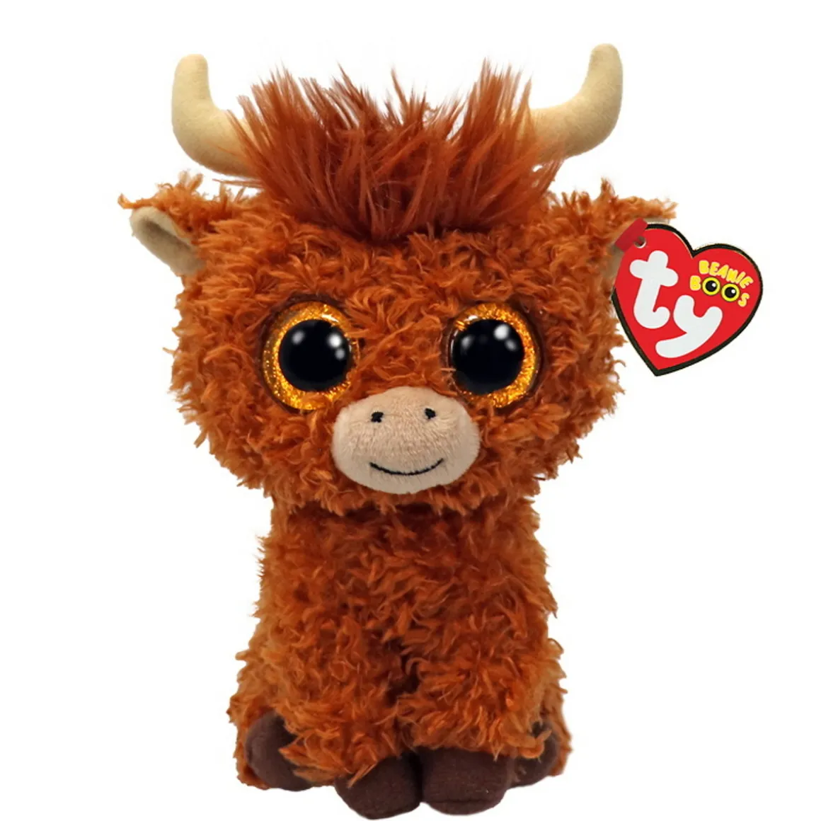 TY Beanie Boo Alfie – den lurvede og søde højlandstyr! H. 15,5 cm