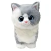 TY Beanie Boo Cat Grey – en hvid og grå kat, der vil klappes! H. 15,5 cm