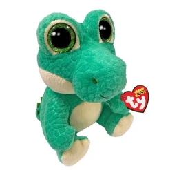 TY Beanie Boo Ernie – den krammede og næbbede alligator! H. 15,5 cm