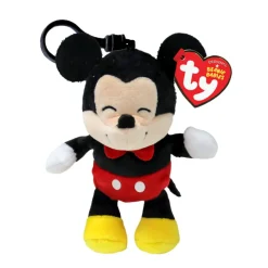 TY Beanie Boos Clip Mickey Mouse, Mickey Mouse fra Disney! 7×5×9 cm
