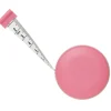 Udtrækkeligt målebånd 150 cm med stopfunktion, rosa holder