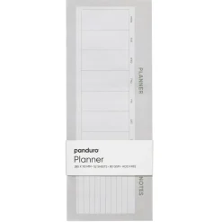 Ugeplan med plads til notater, 285×110 mm, 52 ark