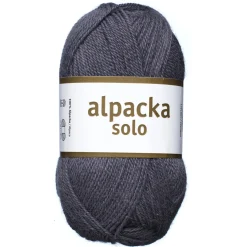 Uldgarn Järbo Alpacka Solo 50 g grålilla – 29133 Velvet purple