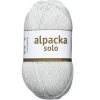 Uldgarn Järbo Alpacka Solo 50 g sølvgrå – 29129 Silver grey