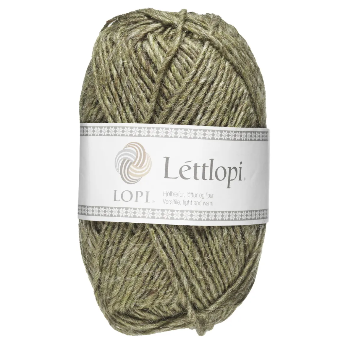 Uldgarn Lettlopi 50g lys oliv.