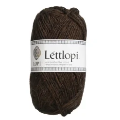 Uldgarn Lettlopi 50g mørkebrun