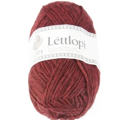 Uldgarn Lettlopi 50g rødbrun