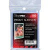 Ultra Pro Sleeves, 100-pak plastlommer/kortlommer til samlerkort. 64×89 mm