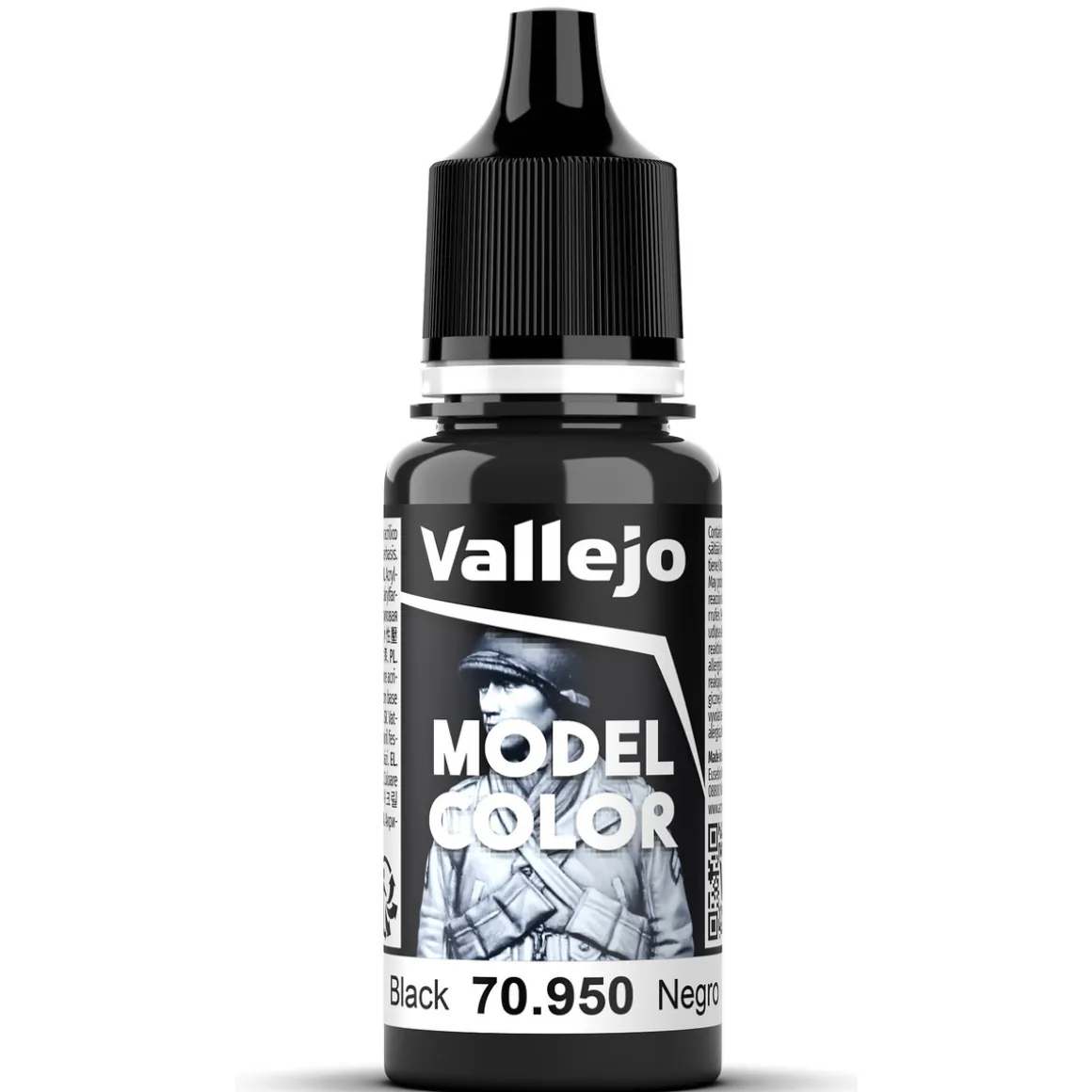 Vallejo Model Color 18 ml Black mat 950