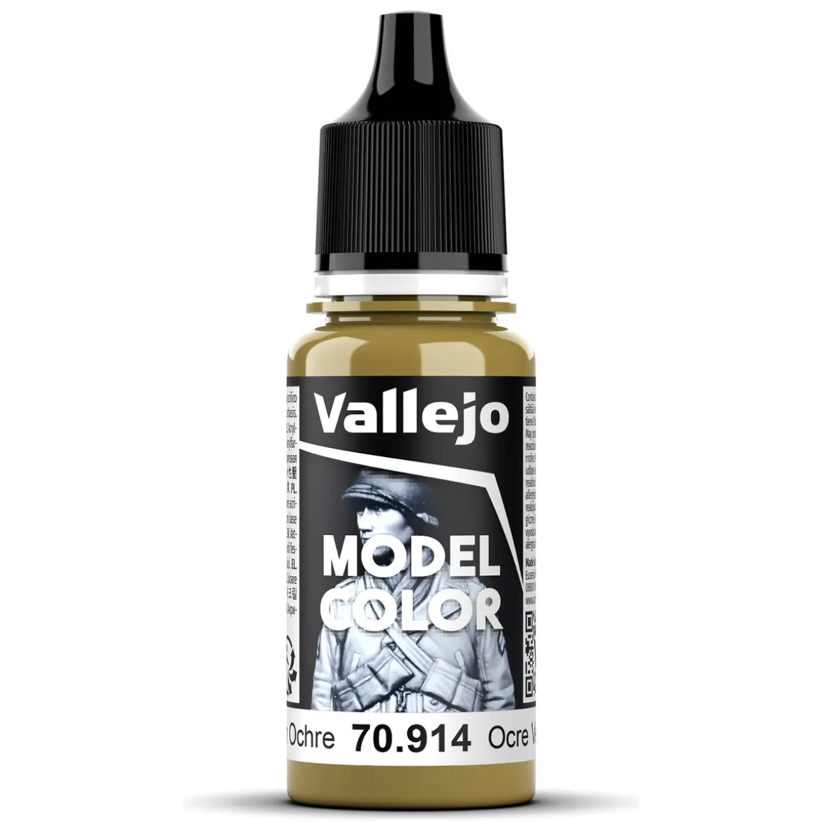 Vallejo Model Color 18 ml Green ochre mat 914