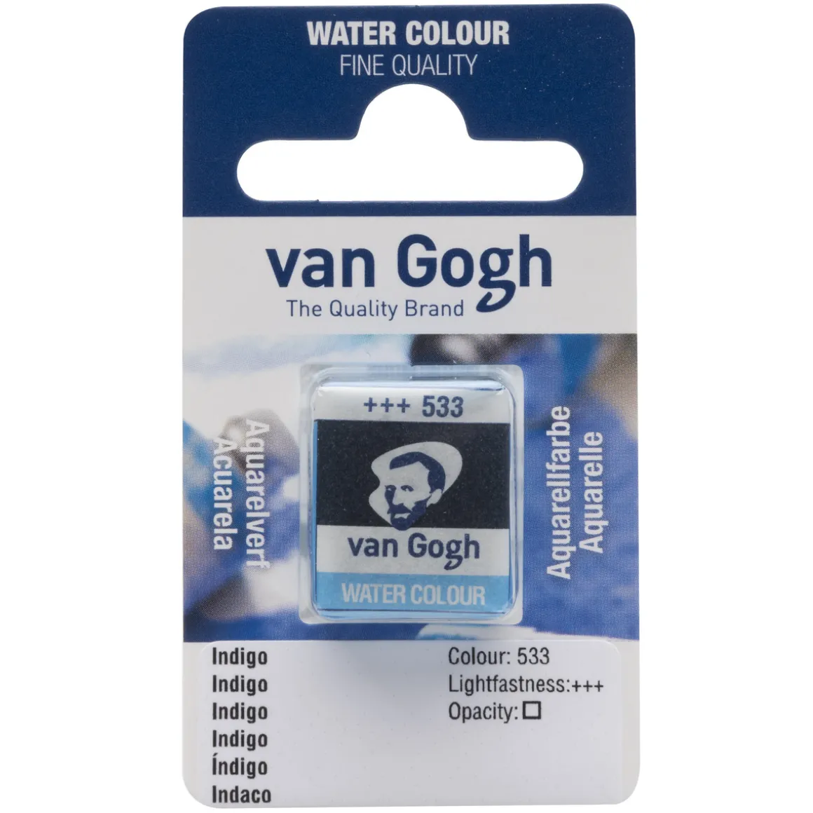 van Gogh akvarelfarve half pan – Indigo 533