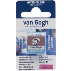 van Gogh akvarelfarve half pan – Interference Red 845