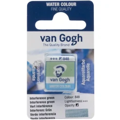 van Gogh akvarelfarve half pan – Interference Green 848