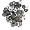 Vægeholdere af metal, 100 stk., diameter 15 mm