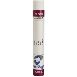V Gogh oil pastel White