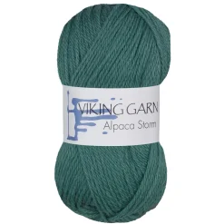 Viking Garn Alpaca Storm 50 g blågrøn 534