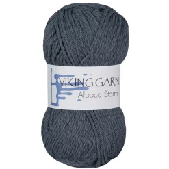 Viking Garn Alpaca Storm 50 g jeansblå 527