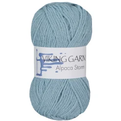 Viking Garn Alpaca Storm 50 g lyseblå 522