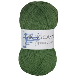 Viking Garn Alpaca Storm 50 g mørkegrøn 533
