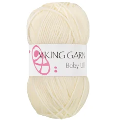Viking Garn Baby Ull 50 g naturhvid 302