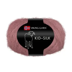 Viking Garn Kid-Silk 25 g gammelrosa 371