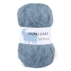Viking Garn Mohrino 50 g lys gråblå 521