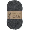 Viking Garn Olivia 50g antracitgrå