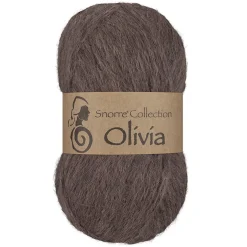 Viking Garn Olivia 50g brun