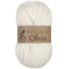Viking Garn Olivia 50g hvid