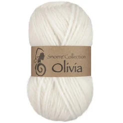 Viking Garn Olivia 50g hvid