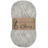 Viking Garn Olivia 50g lysegrå