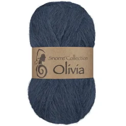 Viking Garn Olivia 50g mørk denimblå