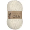 Viking Garn Olivia 50g naturhvid