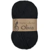Viking Garn Olivia 50g sort