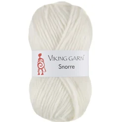 Viking Garn Snorre 100 g hvid 200