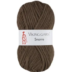 Viking Garn Snorre 100 g mellembrun 208
