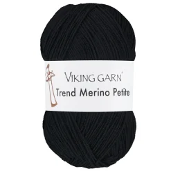 Viking Garn Trend Merino Petite 50 g sort 303