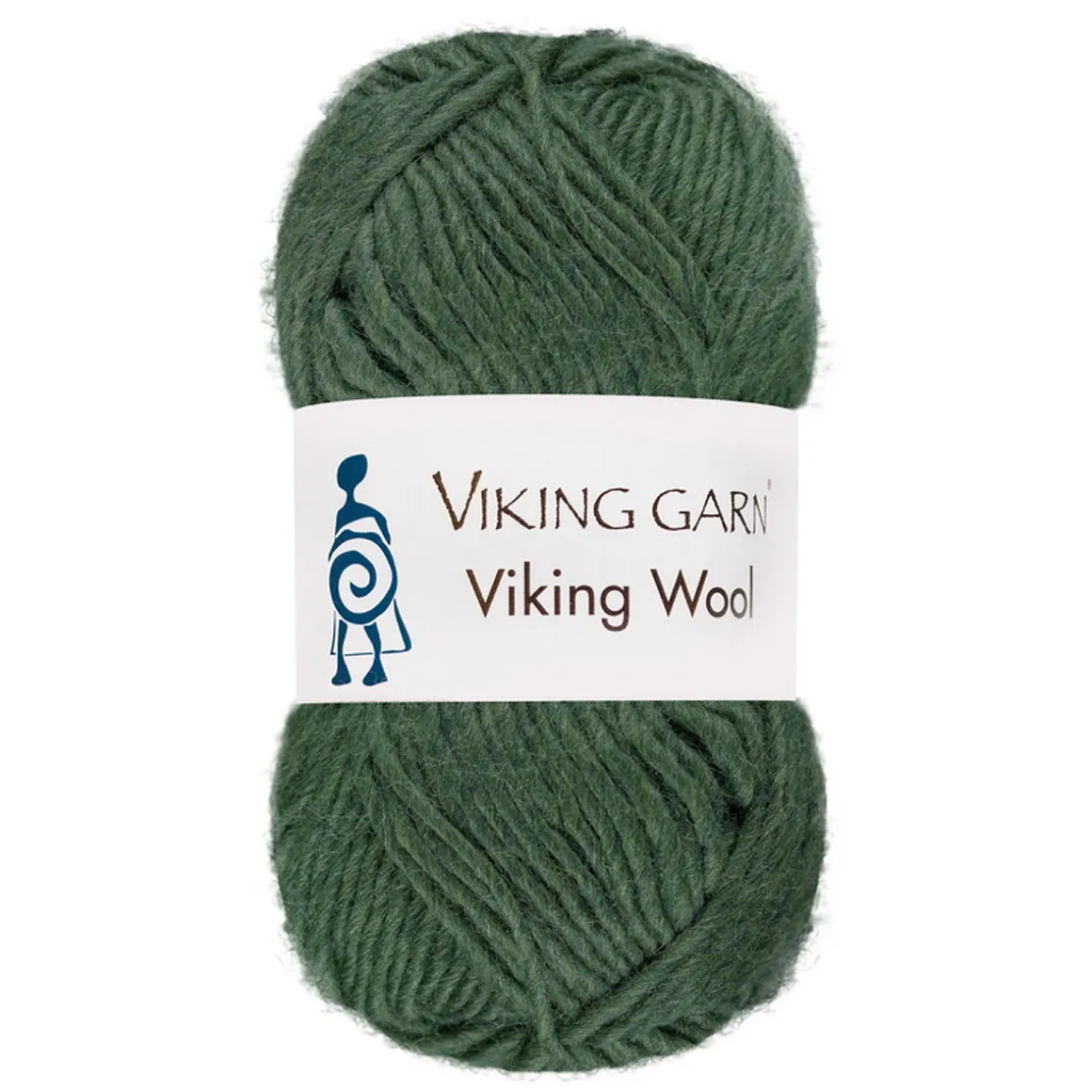 Viking Garn Wool 50 g mørkegrøn 534