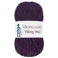 Viking Garn Wool 50 g mørklilla 569