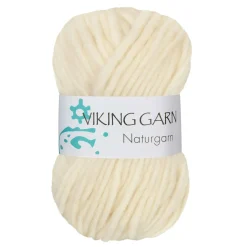 Viking Naturgarn 50 g hvid 600