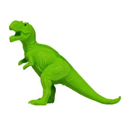 Viskelæder Tyrannosaurus Rex, grøn. 14×8 cm