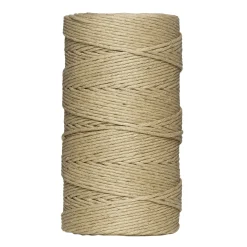 Vokset hør 2 mm 130 m natur