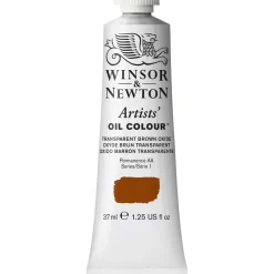 Winsor & Newton Artists' oliefarve 37 ml Transparent Brown Oxide 648