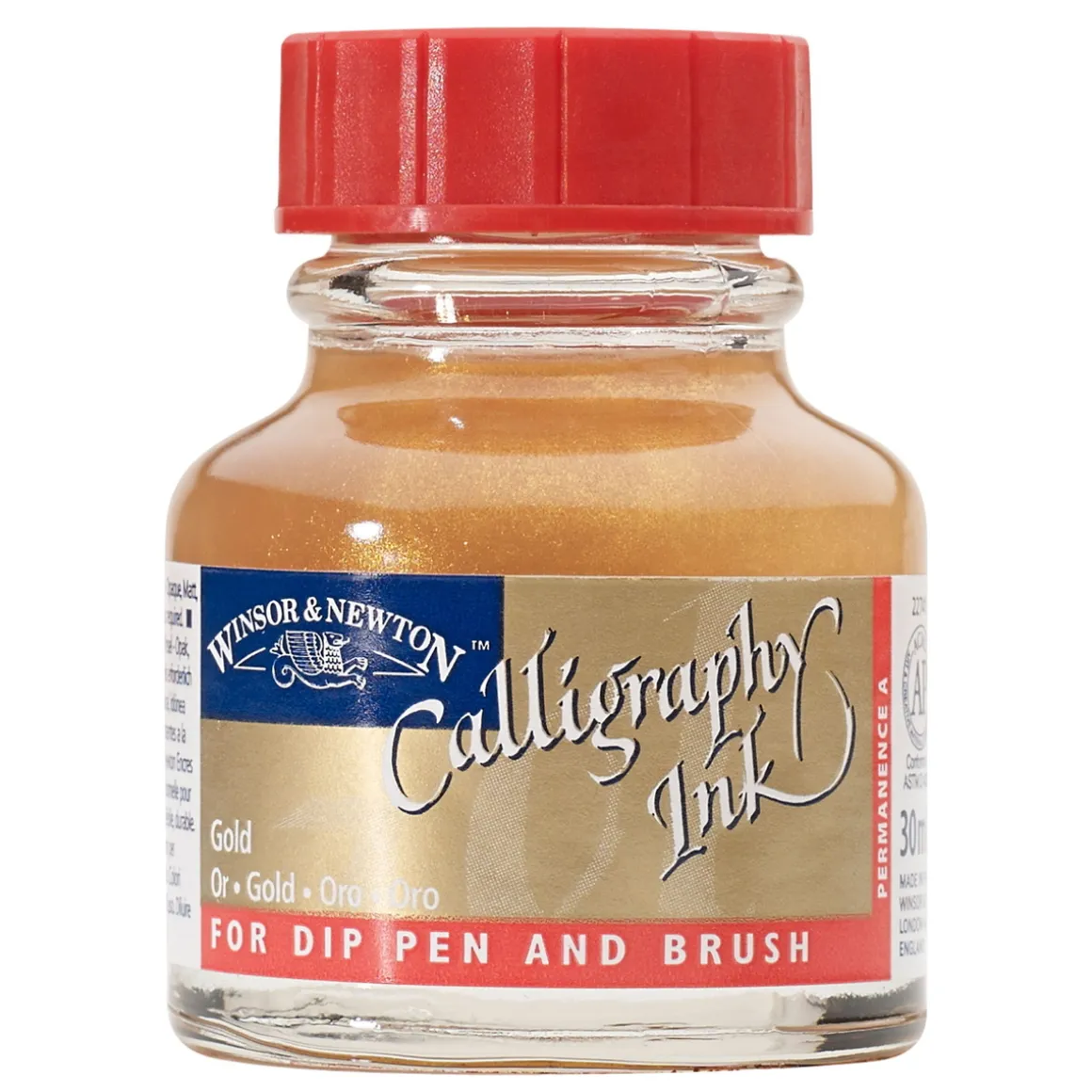 Winsor & Newton Calligraphy Ink, Opaque 30 ml - 617 Silver