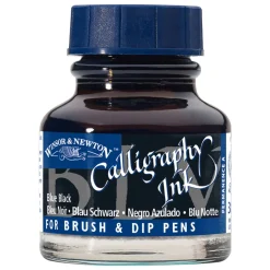 Winsor & Newton Calligraphy Ink, Transparent 30 ml Blue Black 034