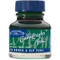 Winsor & Newton Calligraphy Ink, Transparent 30 ml Green 289