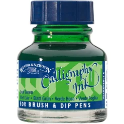 Winsor & Newton Calligraphy Ink, Transparent 30 ml Leaf Green 341