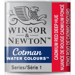 Winsor & Newton Cotman akvarelfarve half pan – Cadmium Red Deep Hue 098
